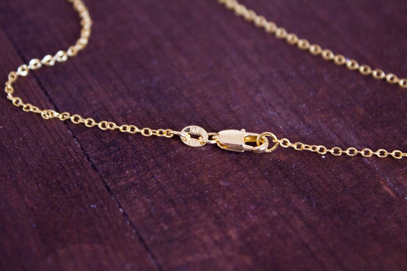 18K Gold Plated Chains Gold Plated Chain Lobster Clasp Etsy