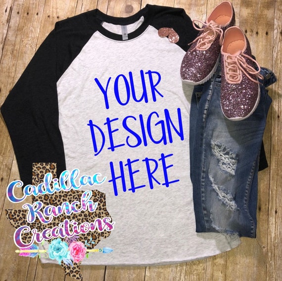 Digital Photo Next Level 6051 Unisex Triblend 3 4 Sleeve Etsy