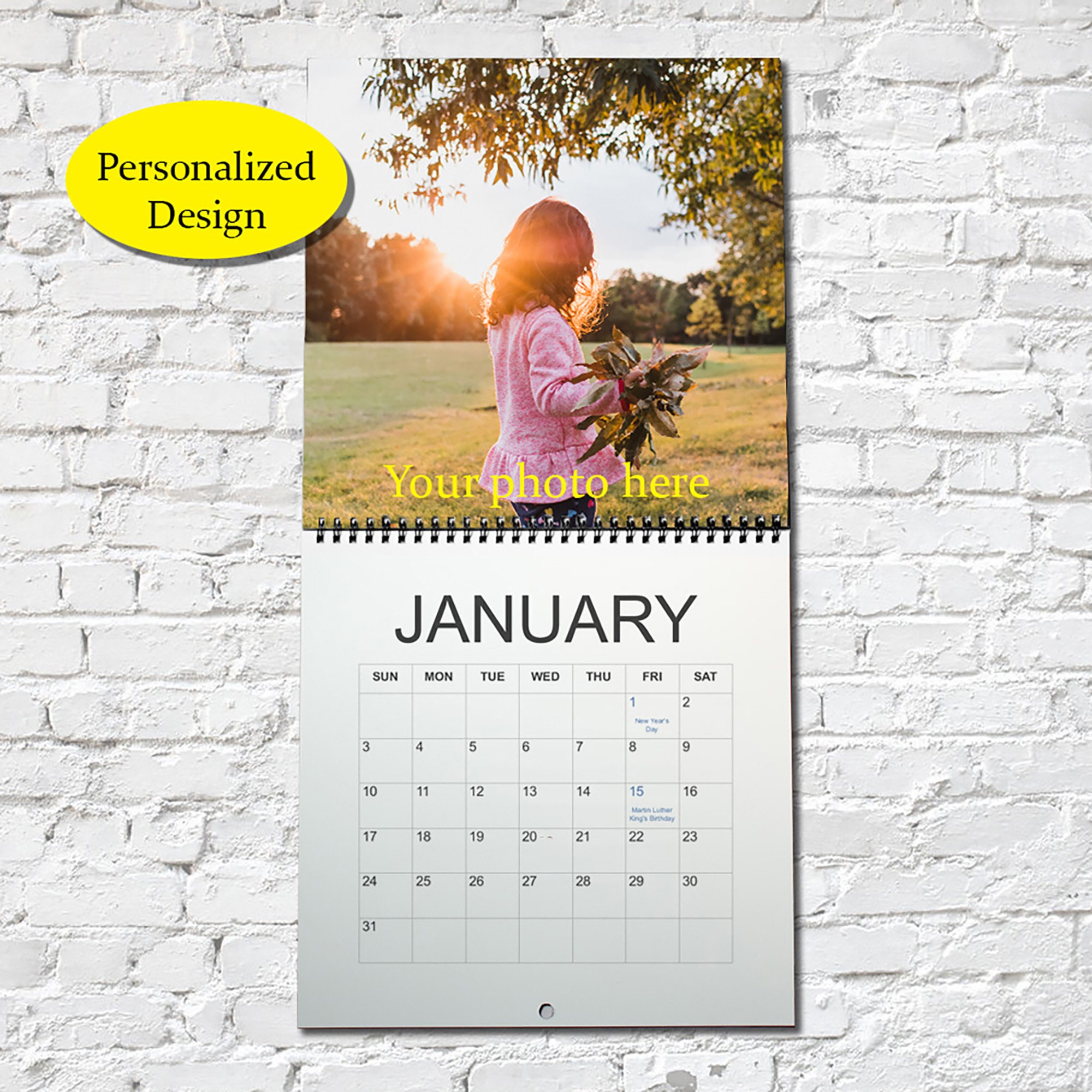 2023 Personalized Wall Calendar Customized Photography - Etsy