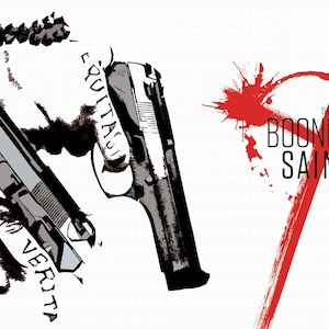 Cartel de la película The Boondock Saints - Regalo de película clásica - Sean Patrick Flanery, Norman Reedus, Willem Dafoe