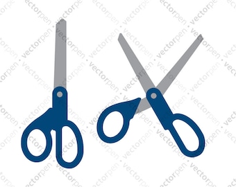 Scissors SVG. Office Clip Art for Scrapbooking, Cricut, and Vinly Projects. Digital Download
