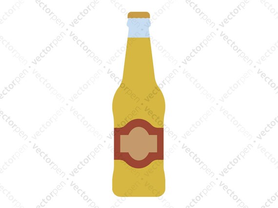 Corona-style Beer Bottle SVG. Scrapbooking and Cricut Clip