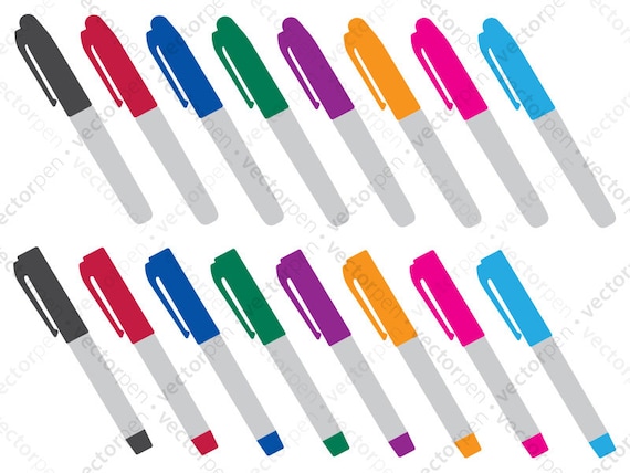 Sharpie SVG Icons. Educational Clip Art for Use in Cricut and - Etsy