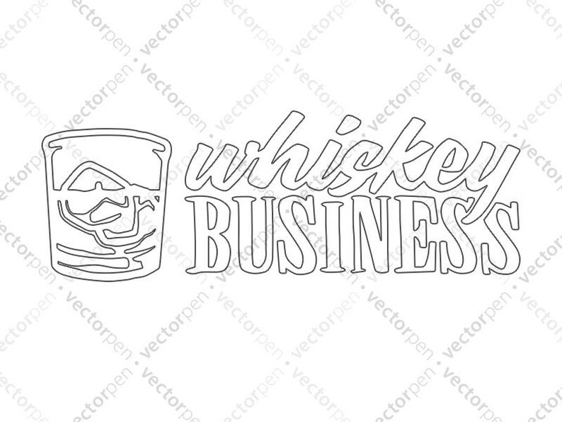Download Whiskey Business SVG. Humorous Whiskey Quote for Scrapbooking | Etsy
