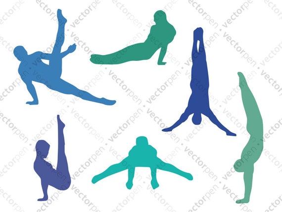 Download Boy Gymnast Svg 6 Gymnastic Poses Clip Art For Scrapbooking Etsy