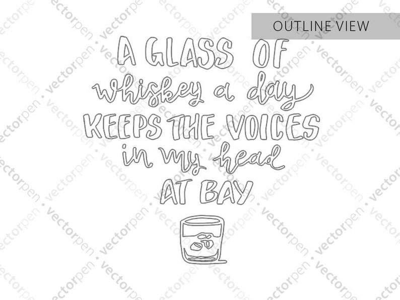 Download Humorous Whiskey SVG Quote Funny Alcohol Quote Digital File | Etsy