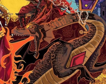 Gildedguy Dragonslayer Poster (Signed, 18&quot; x 12&quot; Double-Sided Story #8)
