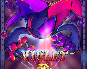 Violet vs Dummy Poster (Signed, 18&quot; x 12&quot; Double-Sided)