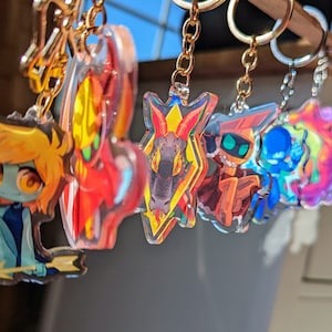 Gildedguy Keychains (All Characters Oxob, Jade, Penny, Lilian, more+ )