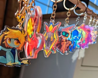 Gildedguy Keychains (All Characters Oxob, Jade, Penny, Lilian, more+ )