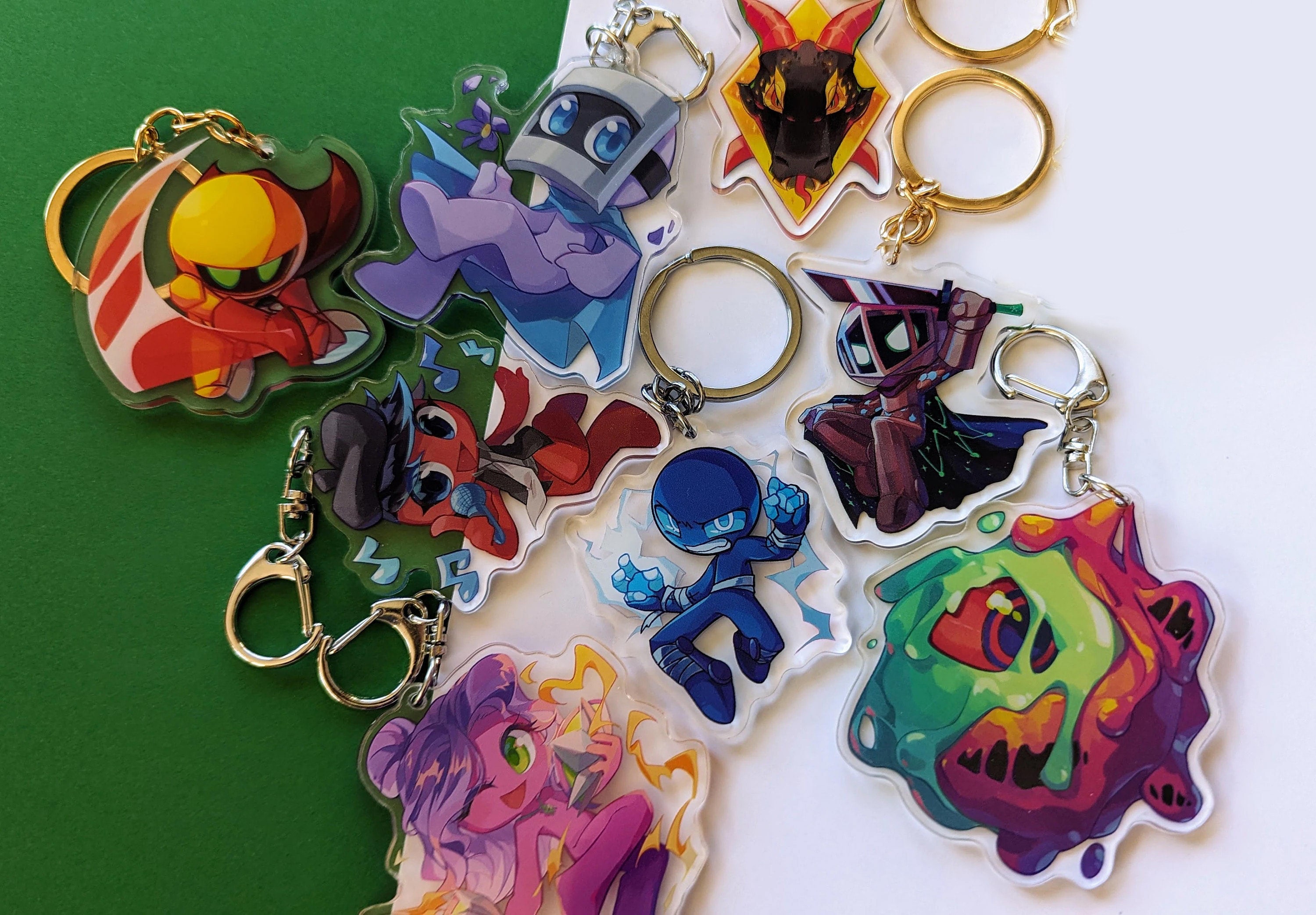 Gildedguy キーチェーン (全キャラクター Oxob、Jade、Penny