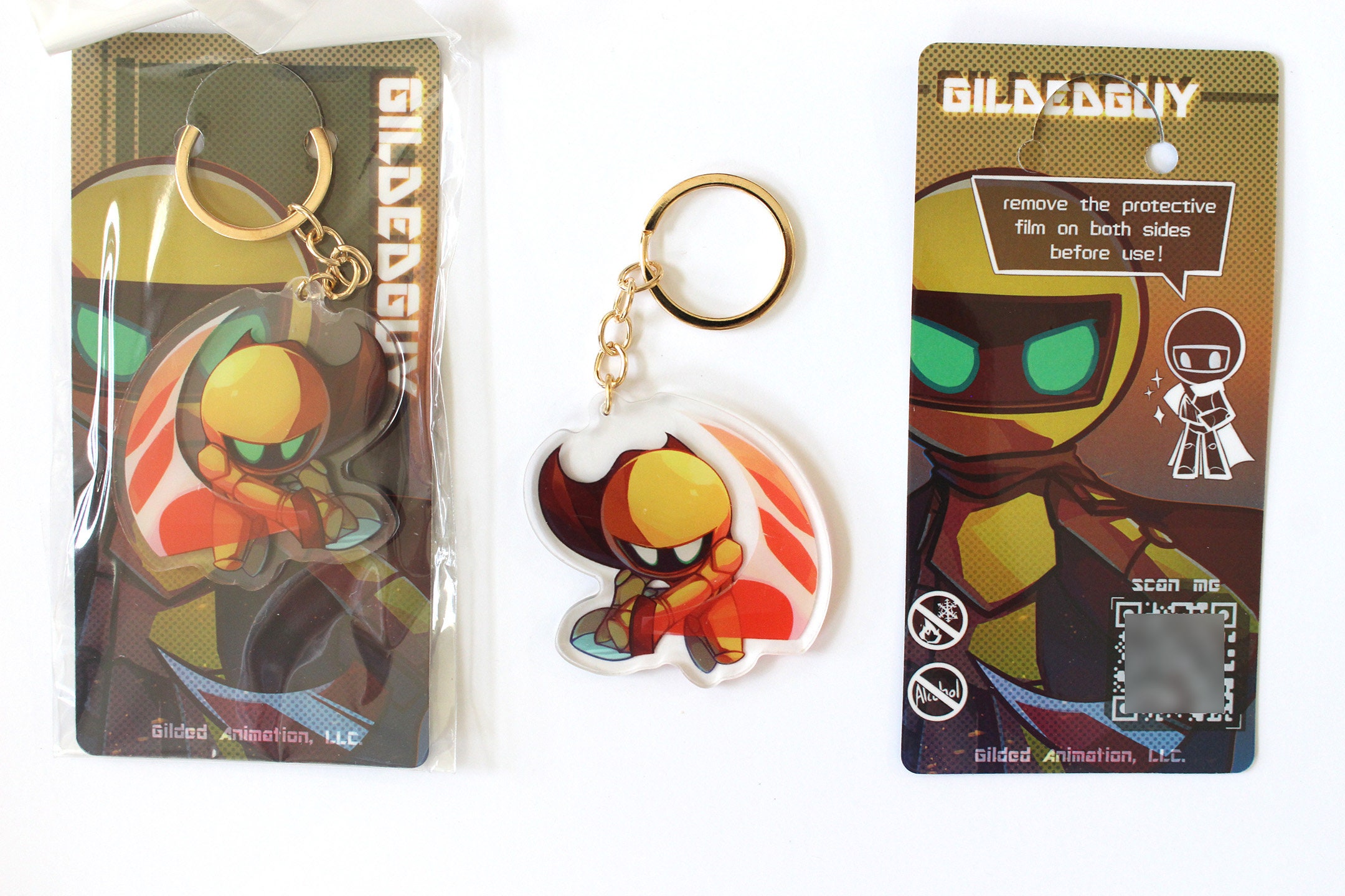 Gildedguy キーチェーン (全キャラクター Oxob、Jade、Penny