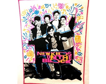 New Kids on the Block   printed backpatch  Officially Licensed. 1990, NKOTB . American boy band, singers