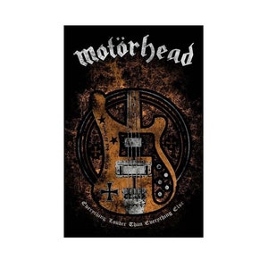 MOTORHEAD  flag, &#39;Everything Louder Than Everything Else . official licensed textile wall poster  flag