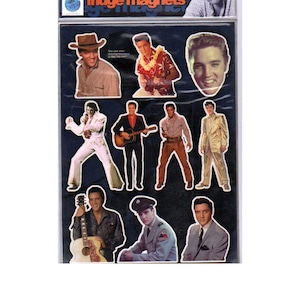 ELVIS Official Fridge Magnets / Set of 10 High Quality Magnets each With A Different Album Cover