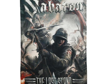 SABATON vlag 'The Last Stand' textiel poster vlag, nieuw en gelicentieerd.