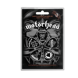 MOTORHEAD picks   x 5 Guitar Picks /plectrum set in a pack.  Officially licensed. Warpig, Snaggletooth