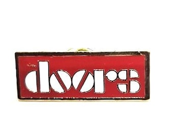 The Doors Vintage Enamel Pin: 90's Band Badge Brooch