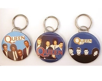 Porte clé Keychain Ø45mm Queen Freddie Mercury We Will Rock You
