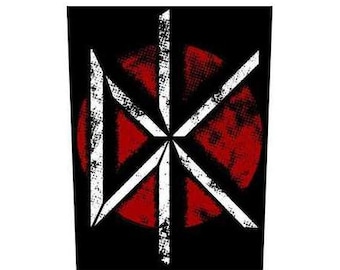 DEAD KENNEDYS  DK classic logo printed backpatch  Officially Licensed