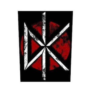 DEAD KENNEDYS  DK classic logo printed backpatch  Officially Licensed