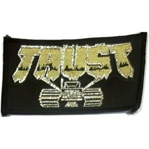 May include: Black patch with a gold embroidered design of the word "TALON" with a tank underneath.