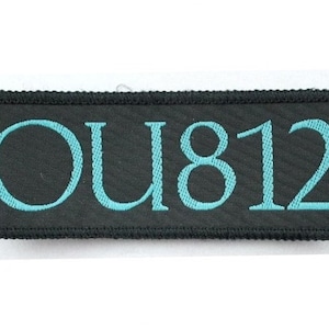 VAN HALEN OU812, vintage woven sew on patch.