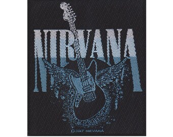 Nirvana  'Guitar  2017 woven sew on licensed patch