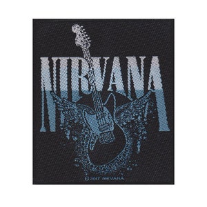 Nirvana  'Guitar  2017 woven sew on licensed patch