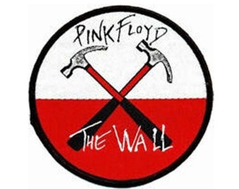 PINK FLOYD patch  ' The Wall , Marching Hammers '  woven cloth patch.  Licensed