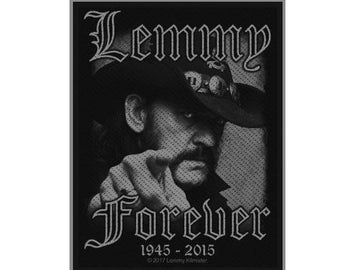 LEMMY patch:  'FOREVER'  woven patch.  Motorhead  official band merch.
