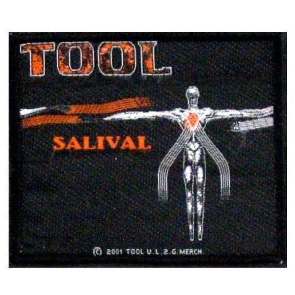 TOOL  patch  'Salival'   vintage woven sew on licensed patch. 2001