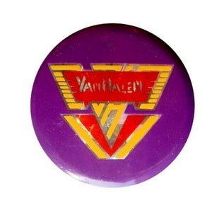 Van Halen pin -  vintage  enamel crystal prismatic pin.  Original 80&#39;s