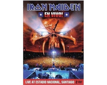 IRON MAIDEN Dvd - En Vivo! / Steelbook 2-DVD Set, Shrinkwrapped