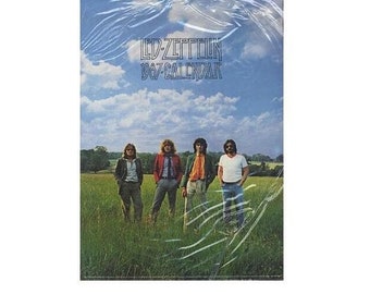 LED ZEPPELIN 1987/ 2026 calendar, dates match 2026. Official, rock music, Page, Plant, Bonham,  Jones