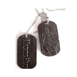 Stainless Steel Dog Tags 1 3/4 X 1 X 1/8 Thick Blanks, 8 Gauge, Heavy Duty  Blank, Hand Stamping, Engraving Supplies 