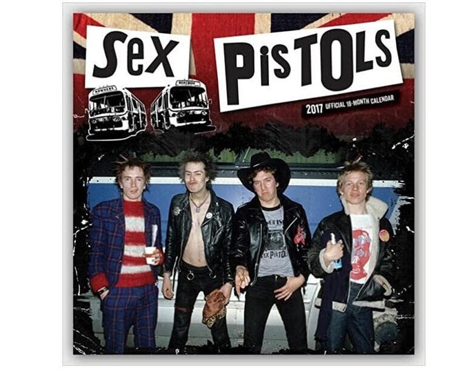 Sex Pistols 2017/2023 Calendar. Official. Dates Match 2023, British