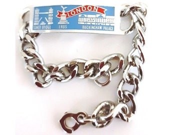 London - bracelet Landmarks Tower Bridge, Eros, Buckingham Palace metal bracelet, tourist