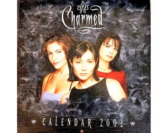 Charmed calendar 2002. , official,  sealed,  by Slow Dazzle,  TV series calendar, photos of the stars, posing