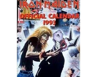 Heavy Metal Calendar Etsy heavy metal wall calendar 2021