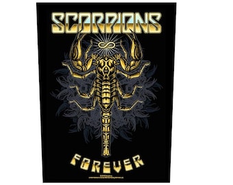 SCORPIONS  backpatch: 'Forever'  printed  back patch,  officially licensed