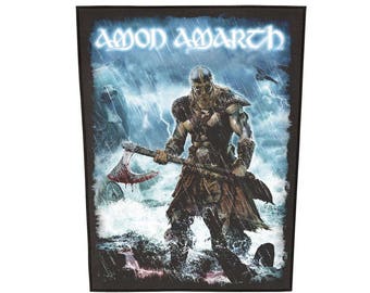 Amon Amarth 'Jomsviking' sew on backpatch,  officially licensed