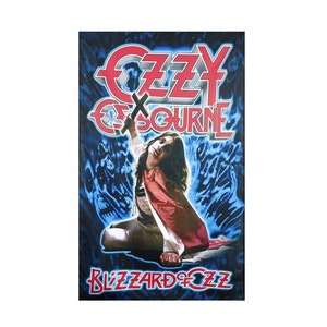 OZZY OSBOURNE flag - Blizzard of Ozz Textile Licensed Poster Flag
