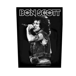 Bon Scott AC/DC  printed backpatch  Officially Licensed. 2020