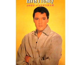 Elvis Presley  1982/ 2027  calendar, official ,  American  singer and actor.  Dates match 2027 ,  official , The King of Rock and Roll