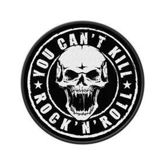 You Can't Kill Rock 'N' Roll Woven Patch. Generic - Etsy