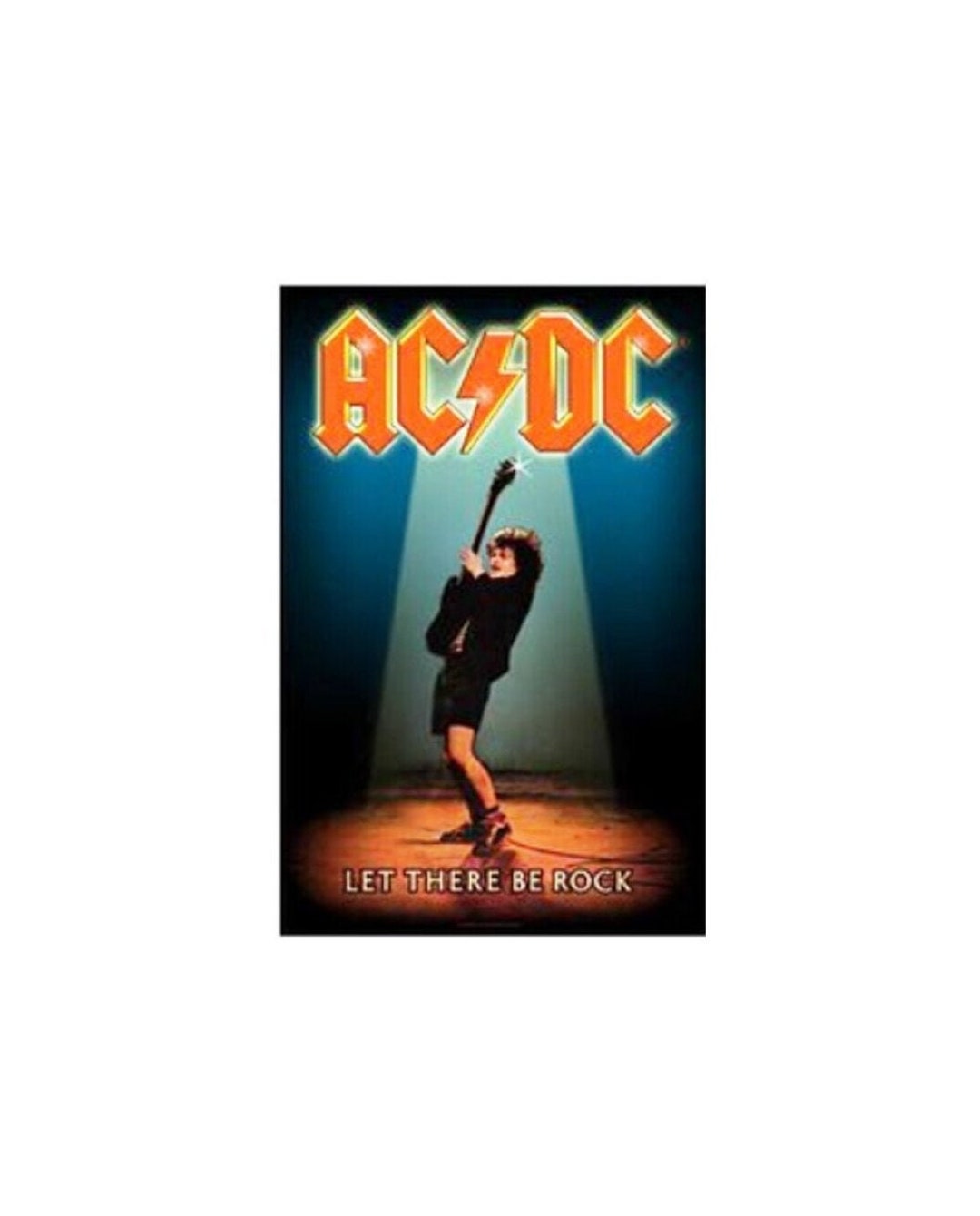 AC/DC Flag 'let There Be Rock' - Textile Licensed Poster Flag - Etsy