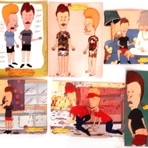 Postcards:  Beavis And Butthead - set of 6 vintage postcards   all original items from the series.