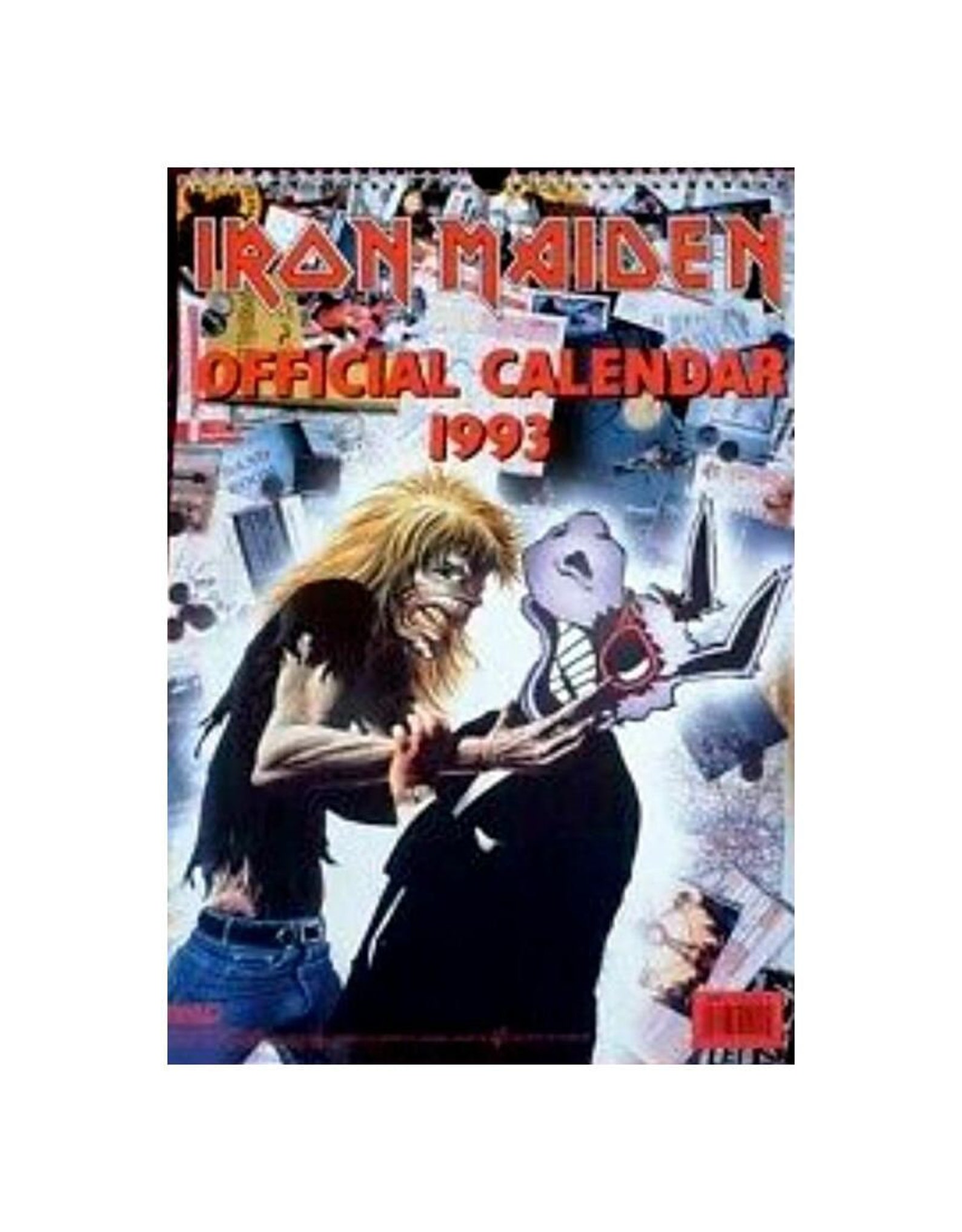 Iron Maiden 2021/1993 Calendar Official Vintage and dates Etsy