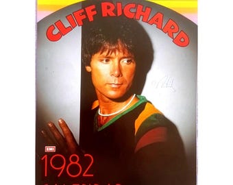 Cliff Richard  1982/ 2027  calendar, official ,  British  singer and actor.Dates match 2027 ,  official EMI